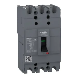 Schneider EZC100N 3 Pole Molded Case Circuit Breaker, 15 kA