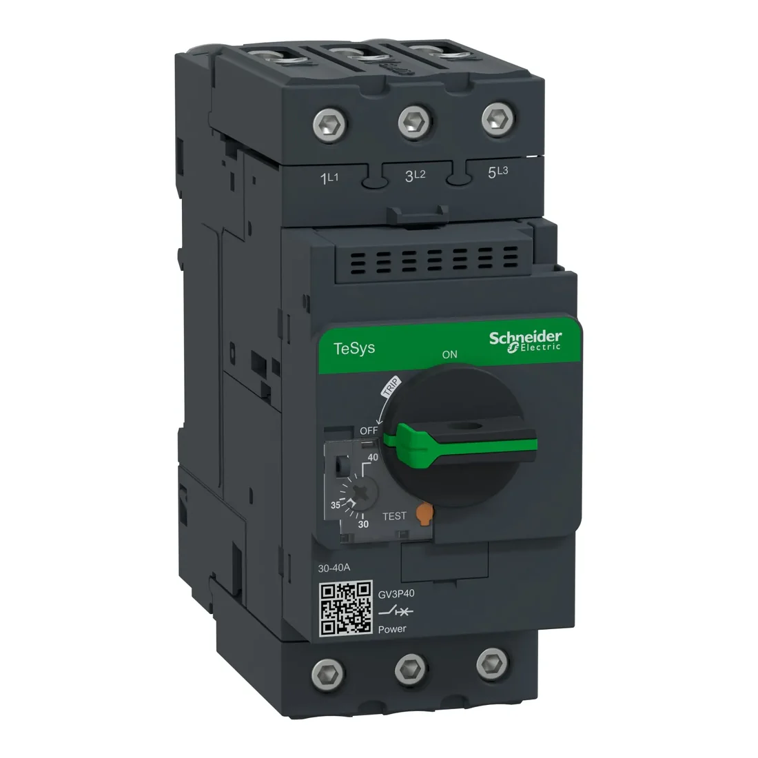 Schneider GV3P40 3 Pole 30…40A Motor Protection Circuit Breaker-anco