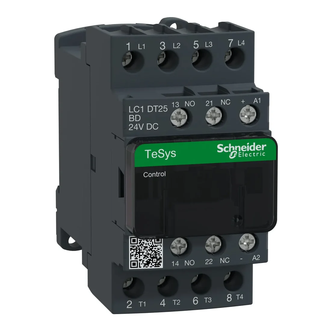 Schneider LC1DT25M7 TeSys D Contactor, 4P (4 NO) AC-3 220 V AC standard Coil-anco