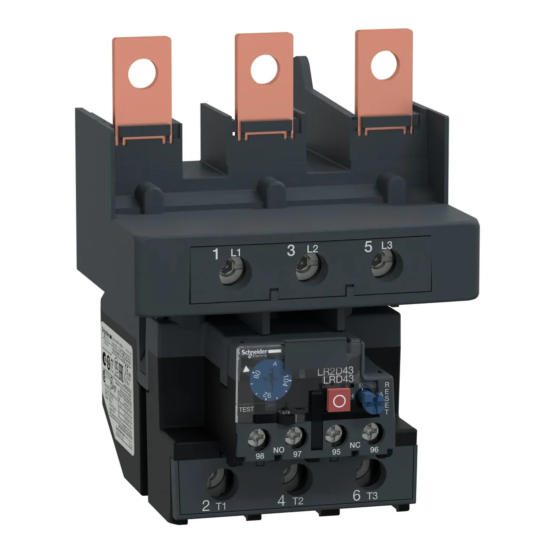 Schneider LRD4365 TeSys Deca Thermal Overload Relay - 80...104 A-anco