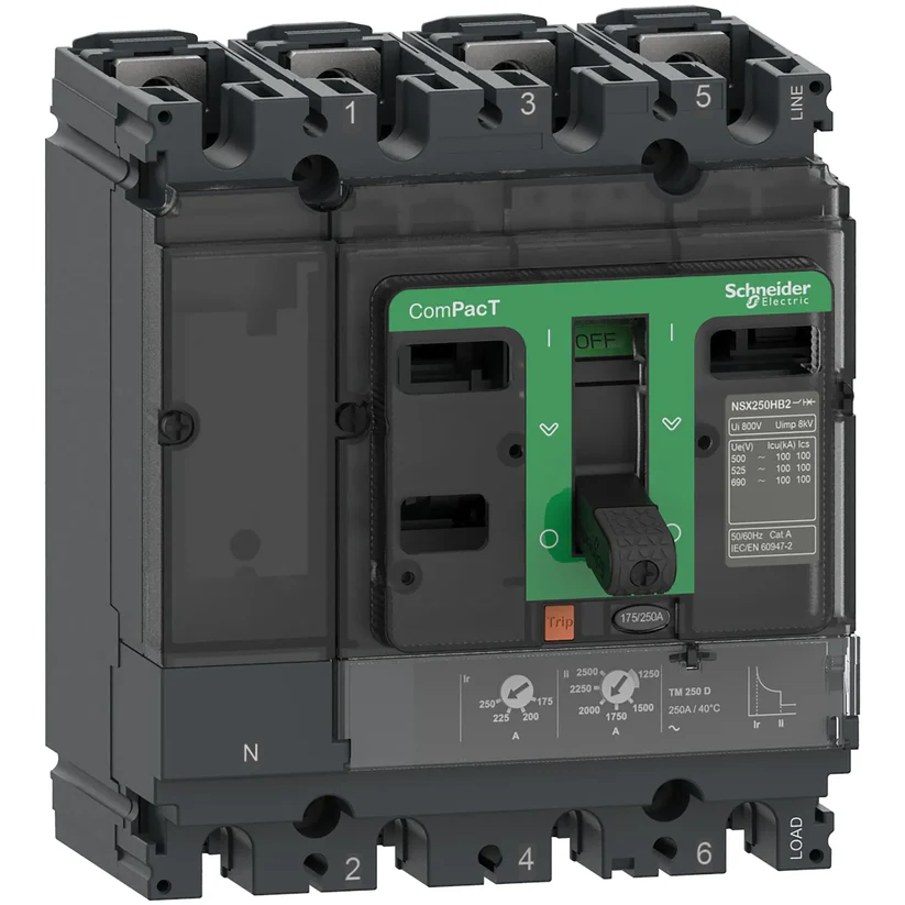 schneider-nsx100f-4p-mccb-breakers - ANCO