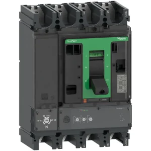 Schneider NSX630N 4 Pole Molded Case Circuit Breaker, 50 kA