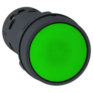 Schneider XB7NA31 Flush Push Button-22mm Spring Return Plastic Bezel